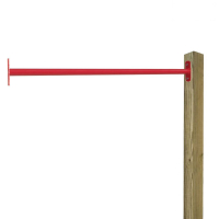 Wickey Xtra-räck påbyggnad 99 cm inkl. 1 stolpar Röd 620971