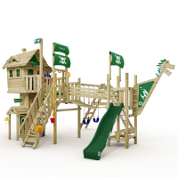 Trädhus Wickey Prime Neverland Gold utan turbo-rutschkana  621060_k