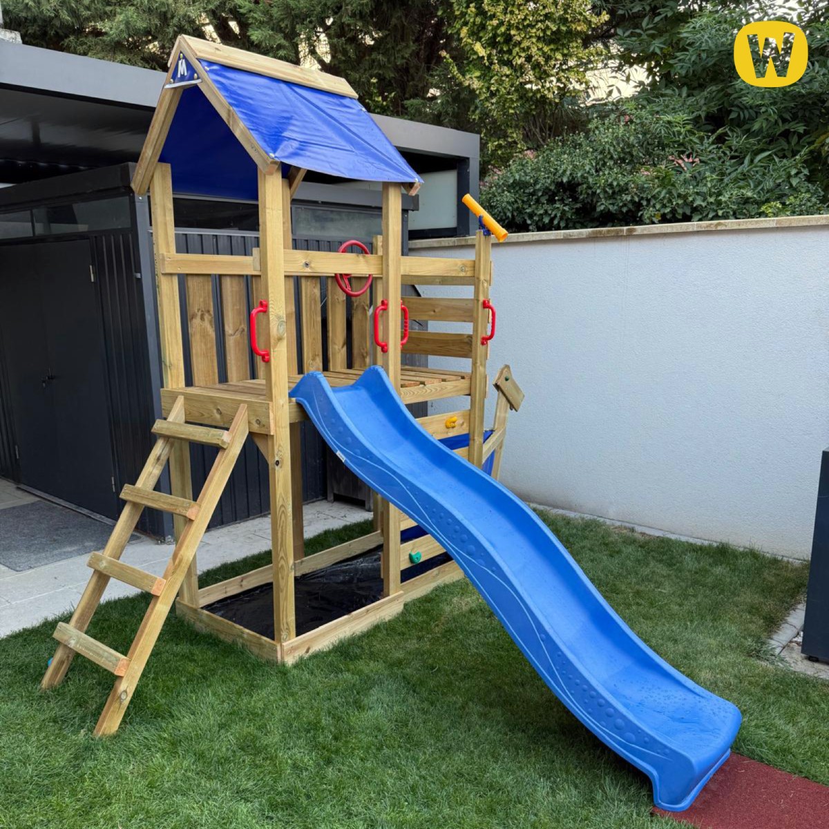 Lekställning med rutschkana Wickey SpookyFlyer 1000240_k